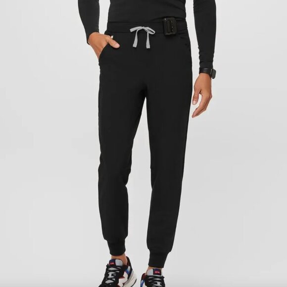 FIGS Tansen Jogger Scrub Pants Mens Small Black Scrubs Nurse Medical - Picture 1 of 12